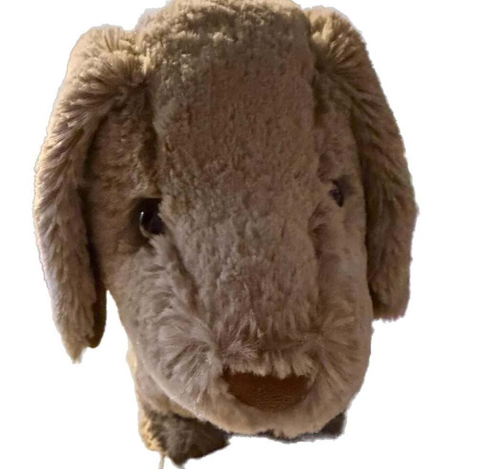 PBteen Plush Dog Stuffed Animal with Bow Tie